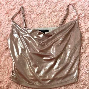 Cute rose gold tank top!